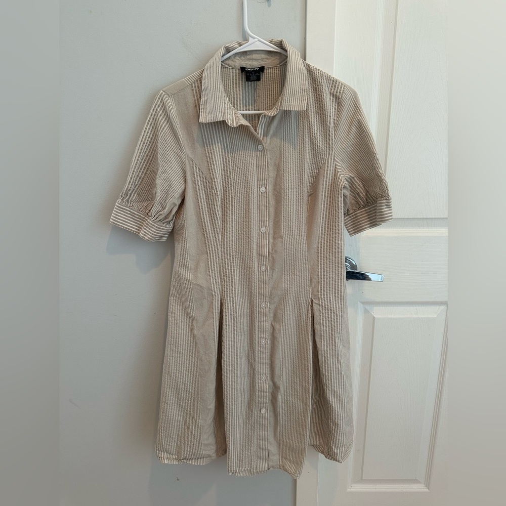 DKNY Striped Women’s Shirt Dress, size 8